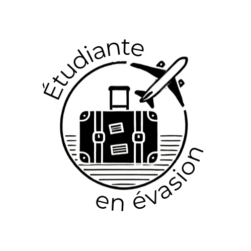 Logo étudiante en évasion sur fond blanc